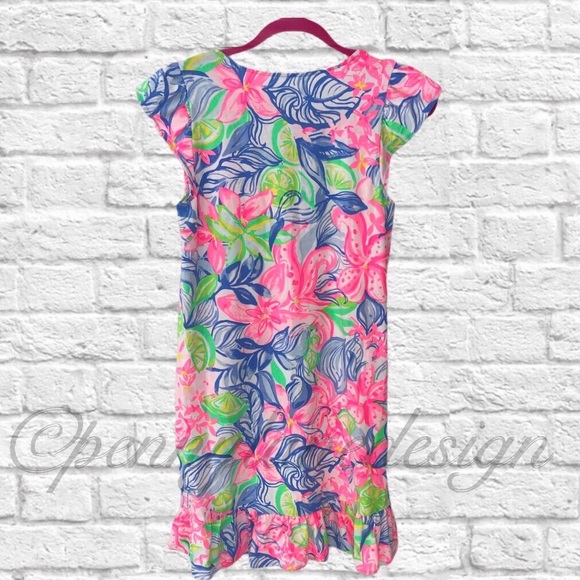 🌺🌺SOLD🌺🌺 Lilly Pulitzer Rejina Dress Havana - Picture 5 of 9